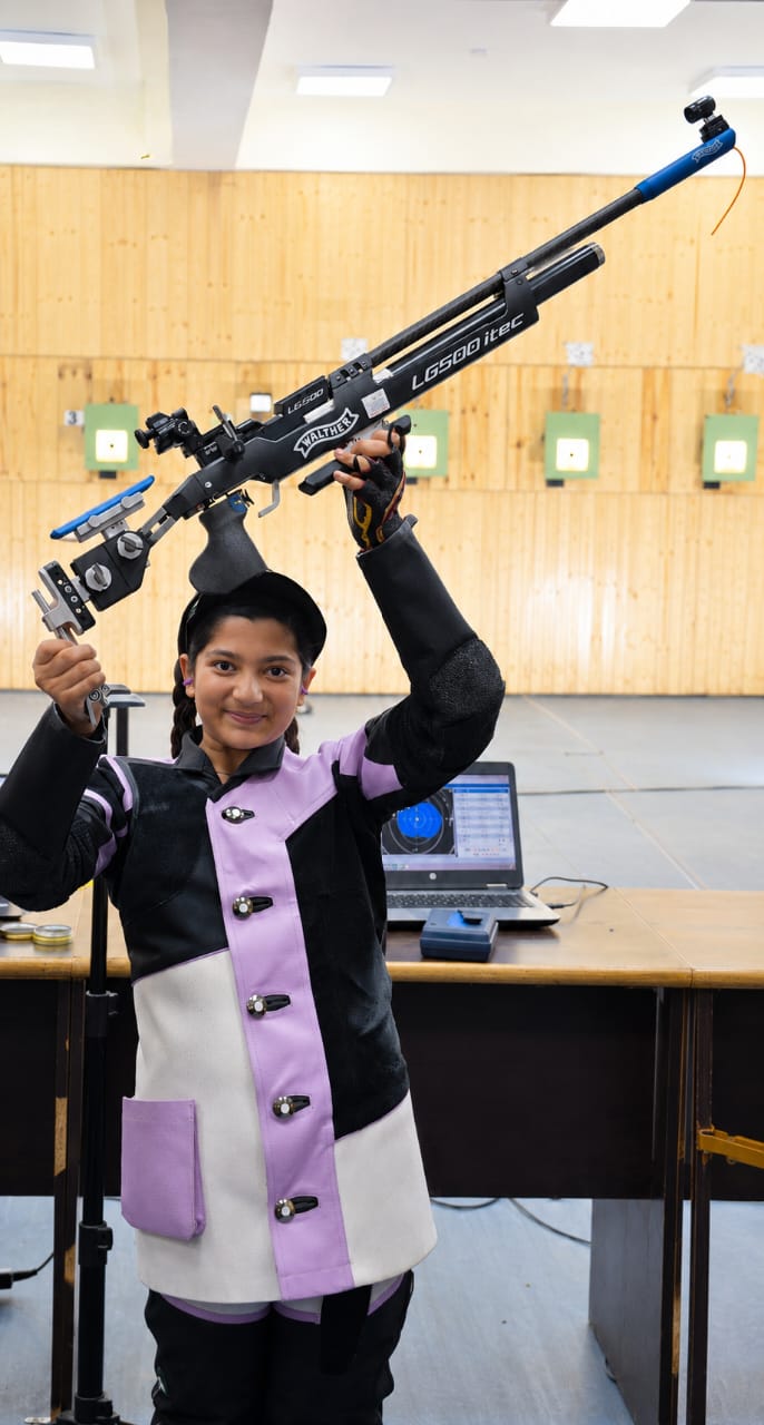 Dharya wins Bronze in CBSE Shooting meet 